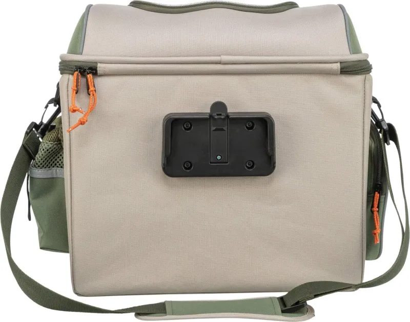 Fahrradkorb für Lenker Polyester 48 × 40 × 34 cm olivgrün beige